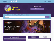 Tablet Screenshot of dreamwizards.com